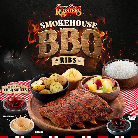 PHOTOGRAPH COURTESY OF KENNY ROGERS
Kenny Rogers Roasters’ Smokehouse BBQ Roast Solo B .