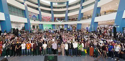 Go Negosyo founder Joey Concepcion (center in brown coat) emphasized digital technology is making it easier for micro, small and medium entrepreneurs to level up their businesses. | Photograph courtesy of Go Negosyo