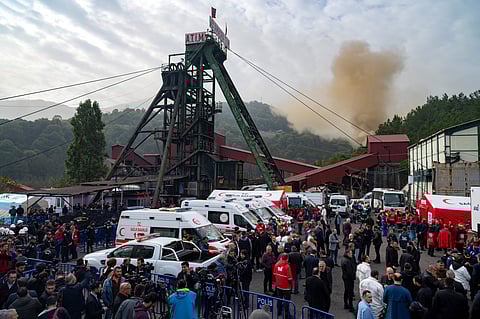 Dozens killed, trapped in Turkey mine blast