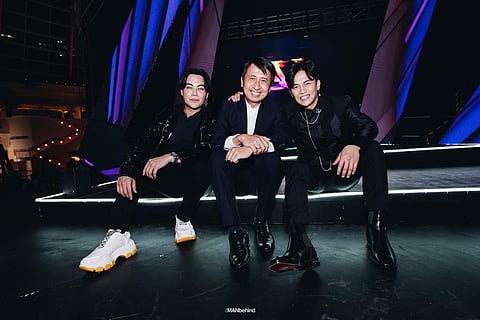 Frontrow co-founder RS Francisco, Bo Sanchez, and CEO Sam Verzosa.