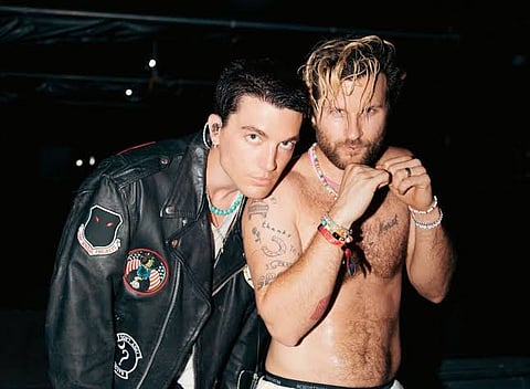 Photograph courtesy of Twitter/Lany
LANY: Paul Jason Klein and Jake Clifford Goss.
