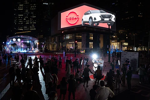 AD for the all-new Nissan Kicks e-Power is already on display at One Bonifacio High Street, 5th Avenue, Bonifacio Global City. | PHOTOGRAPH COURTESY OF NISSAN PHILIPPINES
