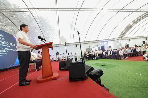 President Ferdinand Marcos Jr. in Davao City today, 27 October 2022. (Photo courtesy of the Office of the Press Secretary)