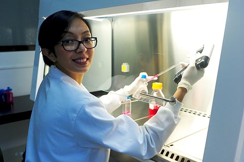 Photograph courtesy of Araw Longid
National Institute of Molecular Biology and Biotechnology director Dr. Pia D. Bagamasbad.