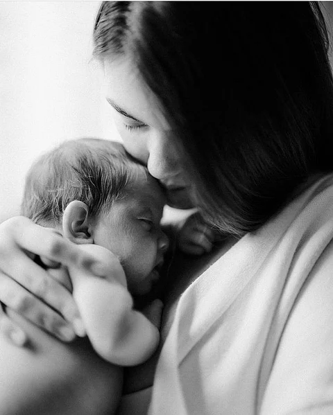 Mother and child: Angelica and Bean. | PHOTOGRAPHS COURTESY OF ig/ANGELICA PANGANIBAN