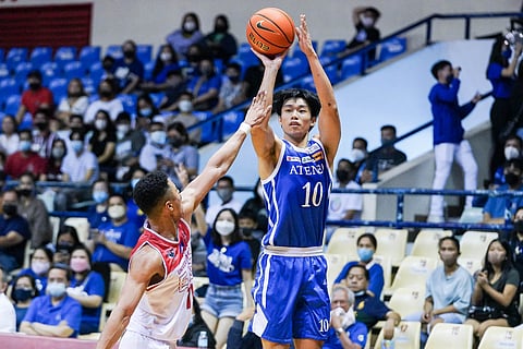 Dave Ildefonso powers Ateneo de Manila University to a lopsided win over University of the East in the UAAP Season 85 men's basketball tournament at the Ynares Sports Center in Antipolo on Sunday.
