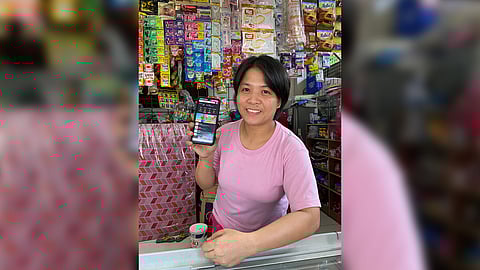 Growsari user and sari-sari store owner, Yvonne Bautista. | Photograph courtesy of Growsari