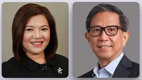 ERC chairperson Monalisa Dimalanta and Energy Sec. Popo Lotilla