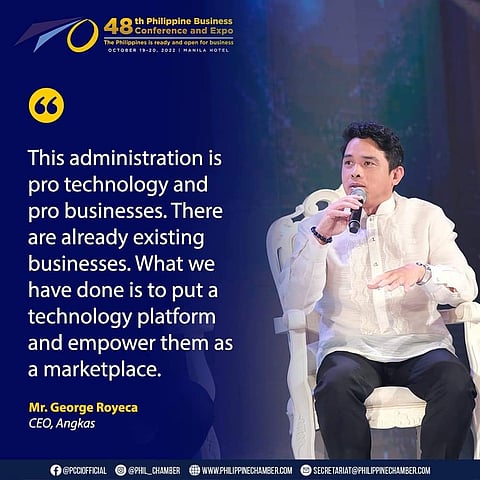 The micro, small and medium enterprises should embrace digital technology to upscale their operations, said Angkas founder and CEO George Royeca. | photograph courtesy of angkas