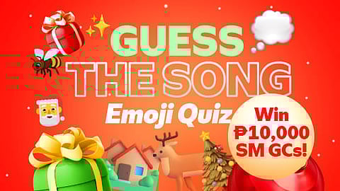 Name that Christmas tune and win SM gift certificates