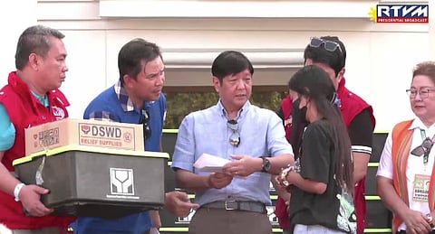 President Marcos in Antique. Photo courtesy of RTVM