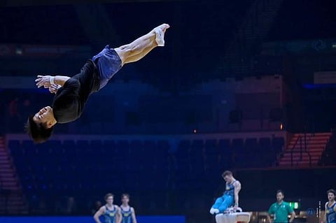 Photo courtesy of Jat Tenorio/Gymnastics Association of the Philippines.