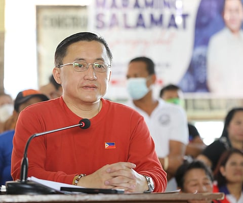 Senator Bong Go. Photo courtesy from Bong Go Facebook Page