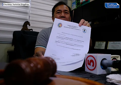 Bantag not at home to receive subpoena