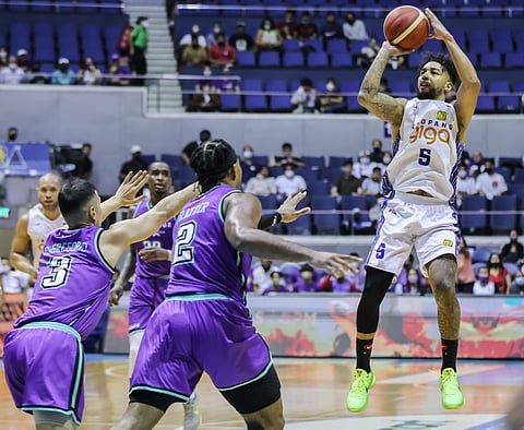 MIKEY Williams has yet to reach out to TNT Tropang Giga to explain the reason behind his missed practice session. Photo by Rio Deluvio