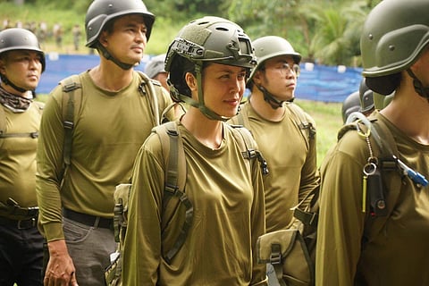 Lim is officially ranked as CMO2 PN (Res) of the Philippine Navy Civil Military Operations Group.