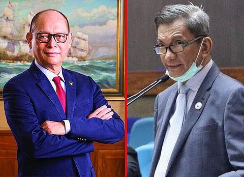 Finance Secretary Ben Diokno; Albay Rep. Joey Salceda