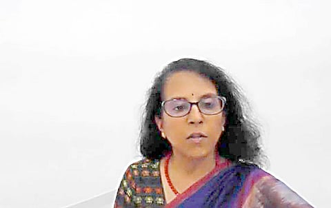 Dr. Malini V. Shankar, vice chancellor of Indian Maritime University. | PHOTOGRAPHS COURTESY OF THE EMBASSY OF INDIA IN MANILA