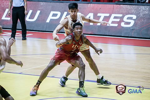 Enoch Valdez fuels Lyceum’s drive to clinch a seat in the NCAA Season 98 seniors basketball Final Four. Photo courtesy of NCAA