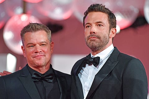 FILIPPO MONTEFORTE/AGENCE FRANCE-PRESSE
MATT Damon and Ben Affleck’s studio, Artists Equity, will seek ‘entrepreneurial partnerships’ with filmmakers.