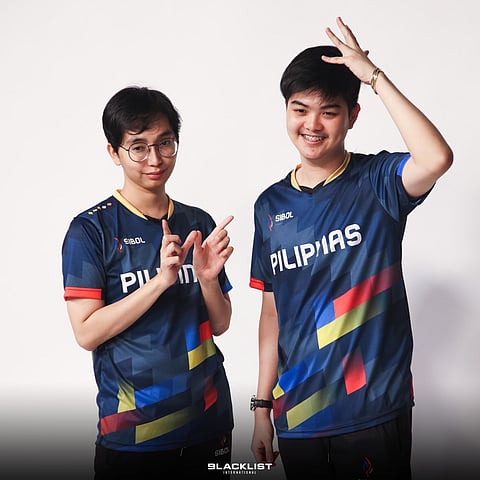 PHOTOGRAPH
COURTESY OF BLACKLIST
JOHNMAR ‘OhMyV33nus’ Villaluna (left) and Danerie James ‘Wise’ del Rosario will banner Blacklist International in the M4 Mobile Legends World Championship.