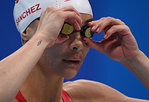 OLI SCARFF/AGENCE FRANCE-PRESSE
Kayla Sanchez is raring to make waves for the Philippine swimming team after a successful stint with Canada.