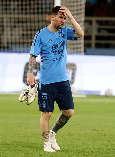 KARIM SAHIB/AGENCE FRANCE-PRESSE
LIONEL Messi kicks off what could be his last World Cup stint when Argentina battles Saudi Arabia in Group C.