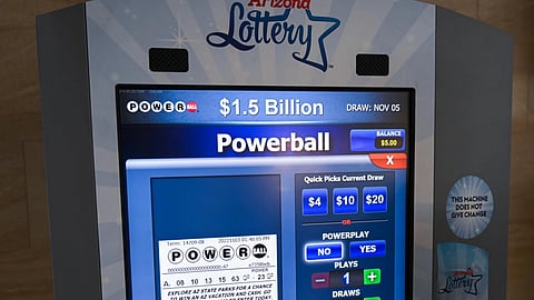 The US Powerball jackpot has grown to a massive $1.9 billion after no one won Saturday's already record prize. (Photo by PATRICK T. FALLON / AFP)