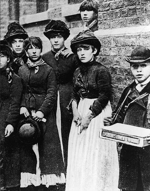 PHOTOGRAPH FROM PUBLIC DOMAIN
MEMBERS of the Matchmakers' Union.