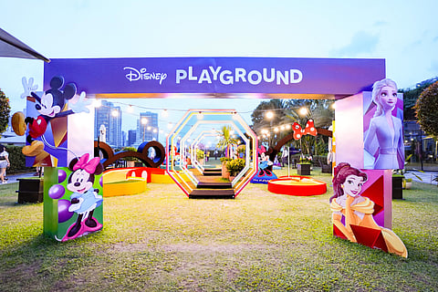 At SM Aura Premier’s roof deck, a Disney Playground-themed mini golf course