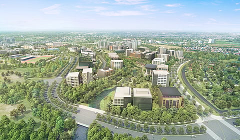 Vermosa Campus Town is the estate’s commercial district intended to become a modern contemporary urban center.