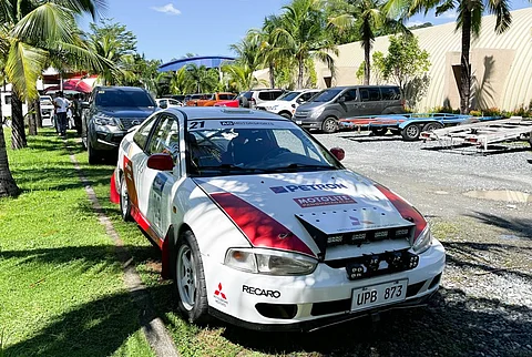 Battle-ready This Mitsubishi Lancer GSR is souped up and ready to go.