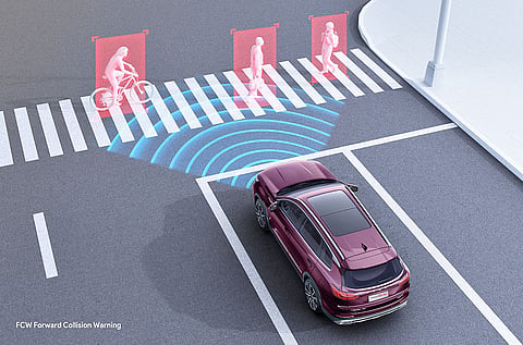 STATE-OF-THE-ART smart features that will not only help prevent accidents before they happen, they actually help direct you away from situations that can lead to an accident.