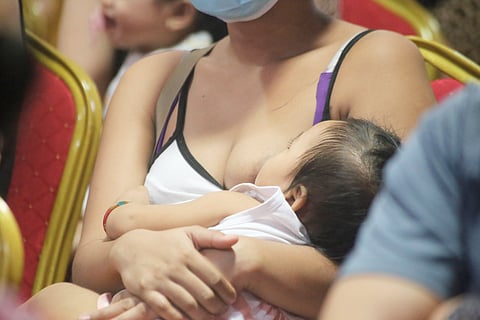 Breastfeeding remains the ideal food for the healthy growth and development of babies. The Department of Health says breastfeeding has many benefits for the infant and the mother. It provides all the energy and essential nutrients from birth up to six months of life. | PHOTOGRAPH BY AL PADILLA FOR THE DAILY TRIBUNE@tribunephl_al