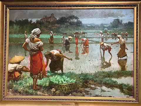 ‘PLANTING Rice,’ 1924 by Fernando Amorsolo.