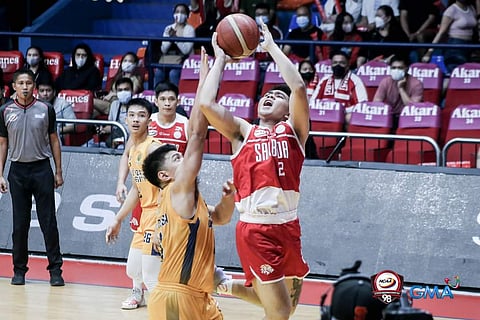 San Beda Red Lion Jacob Cortez finally got game.
PHOTOGRAPH COURTESY OF NCAA
