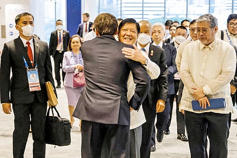 PRESIDENT Ferdinand Marcos Jr. gets warm welcome in APEC meet in Bangkok.
