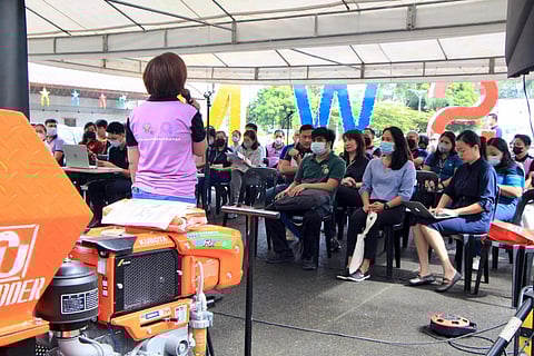 A member of the BSWM’s Women Make Change shares her views on the benefits of the machines. | photograph courtesy of BSWM