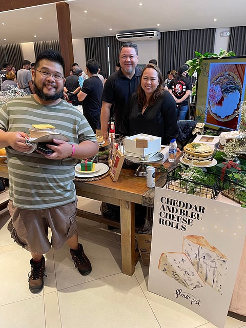 Photographs by marbee shing-go for the daily tribune
Sebastian’s Ice Cream’s Ian Carandang with Flourpots' chef Rhea Castro-Sycip and chef Jayjay Sycip of The Fatted Calf.
