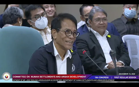 Jose Rizalino Acuzar, Secretary of the Department of Human Settlements and Urban Development