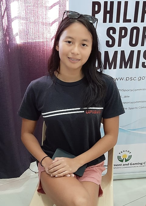 PHOTOGRAPH COURTESY OF PSC
AUBREY Tom rekindles love for swimming.