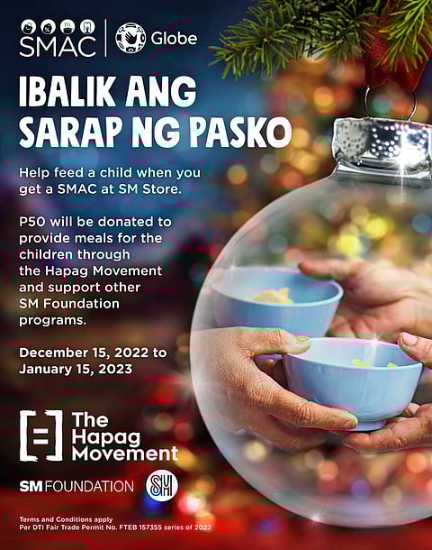Globe, SM Advantage Card unite vs hunger and join hands for Hapag Movement