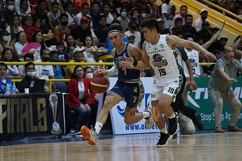 HESED Gabo displays mental toughness in leading Nueva Ecija to an 81-75 victory over Zamboanga in Game 1 of the OKBet-MPBL best-of-five finals series. | PHOTOGRAPH COURTESY OF MPBL