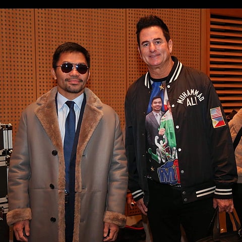 Sean Gibbons is moving heaven and earth to give Manny Pacquiao a fitting send-off. Photo courtesy of Sean Gibbons