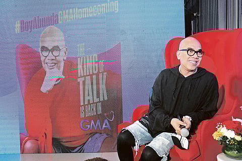 Boy Abunda | PHOTOGRAPH BY AUBREY INOSANTE FOR THE DAILY TRIBUNE