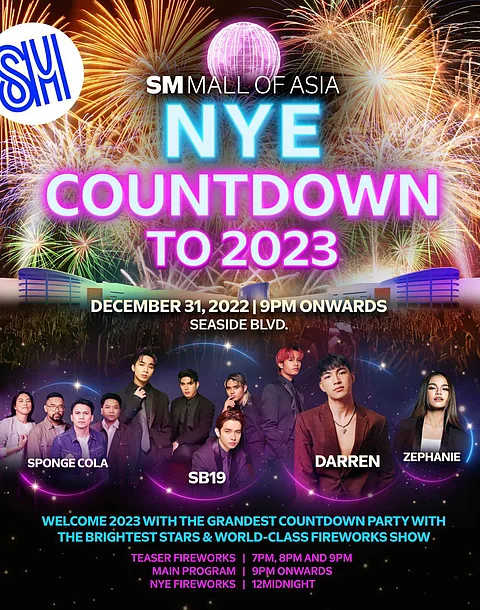 Welcome 2023 with grandest New Year’s Eve countdown party, balloon display at SM MOA