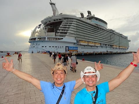Sonny and John enjoying Cancun.
