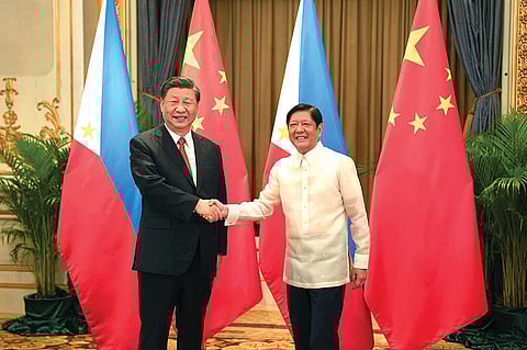 President Ferdinand Marcos Jr. first met Chinese President Xi Jinping on the sidelines of the APEC Summit in Bangkok, Thailand in November 2022. (Photo courtesy of the Office of the Press Secretary)