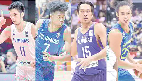 PHOTOGRAPHS COURTESY OF FIBA
KAI Sotto, AJ Edu, June Mar Fajardo and Japeth Aguilar are tipped to power Gilas Pilipinas in the FIBA Basketball World Cup that the country will host this August.