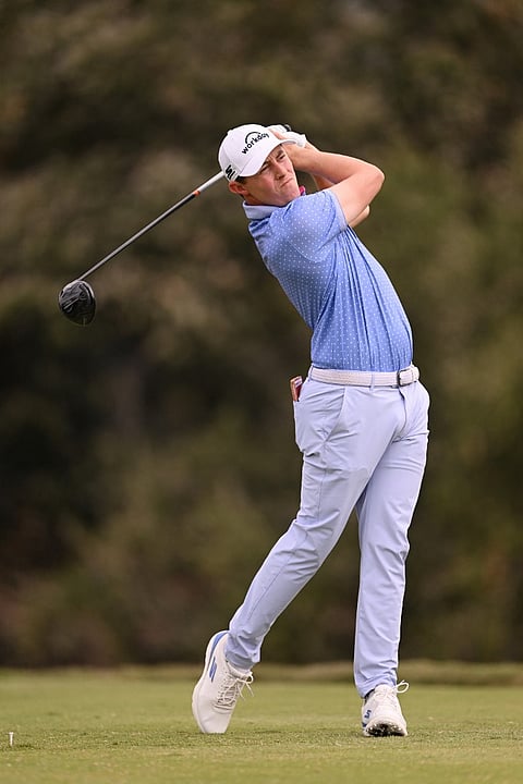 Matt Fitzpatrick of England during the first round of the 123rd U.S. Open Championship at The Los Angeles Country Club on 15 June 2023 in Los Angeles, California. (Photo by Ross Kinnaird/Getty Images/AFP)